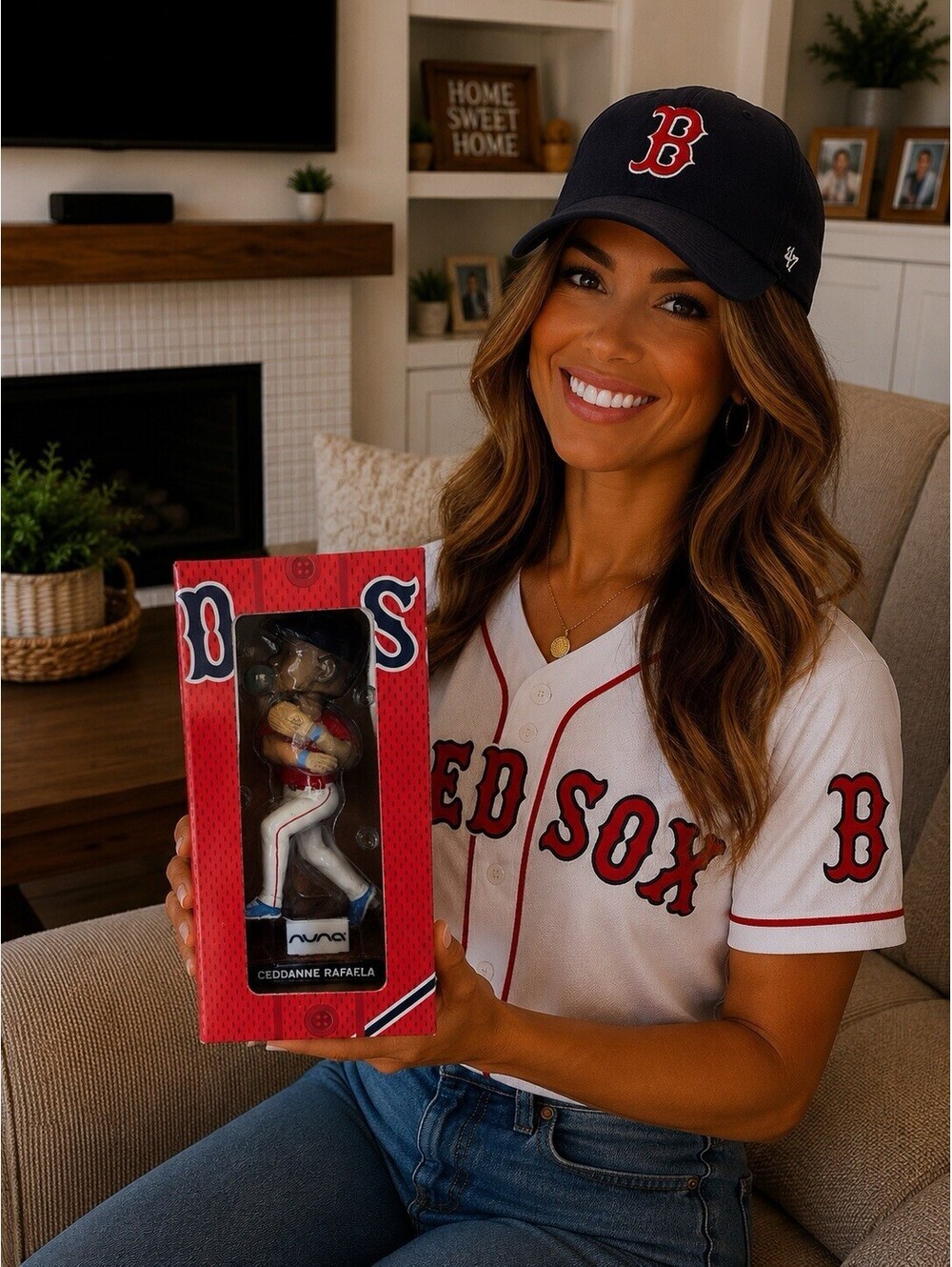 Boston Red Sox Ceddanne Rafaela SS Bobblehead 2025 Fenway Park SGA